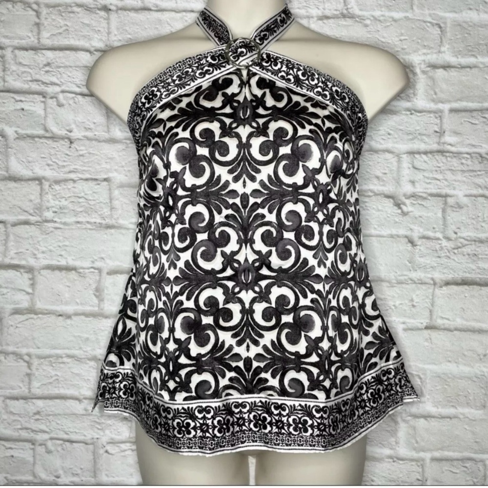 WHBM satin top